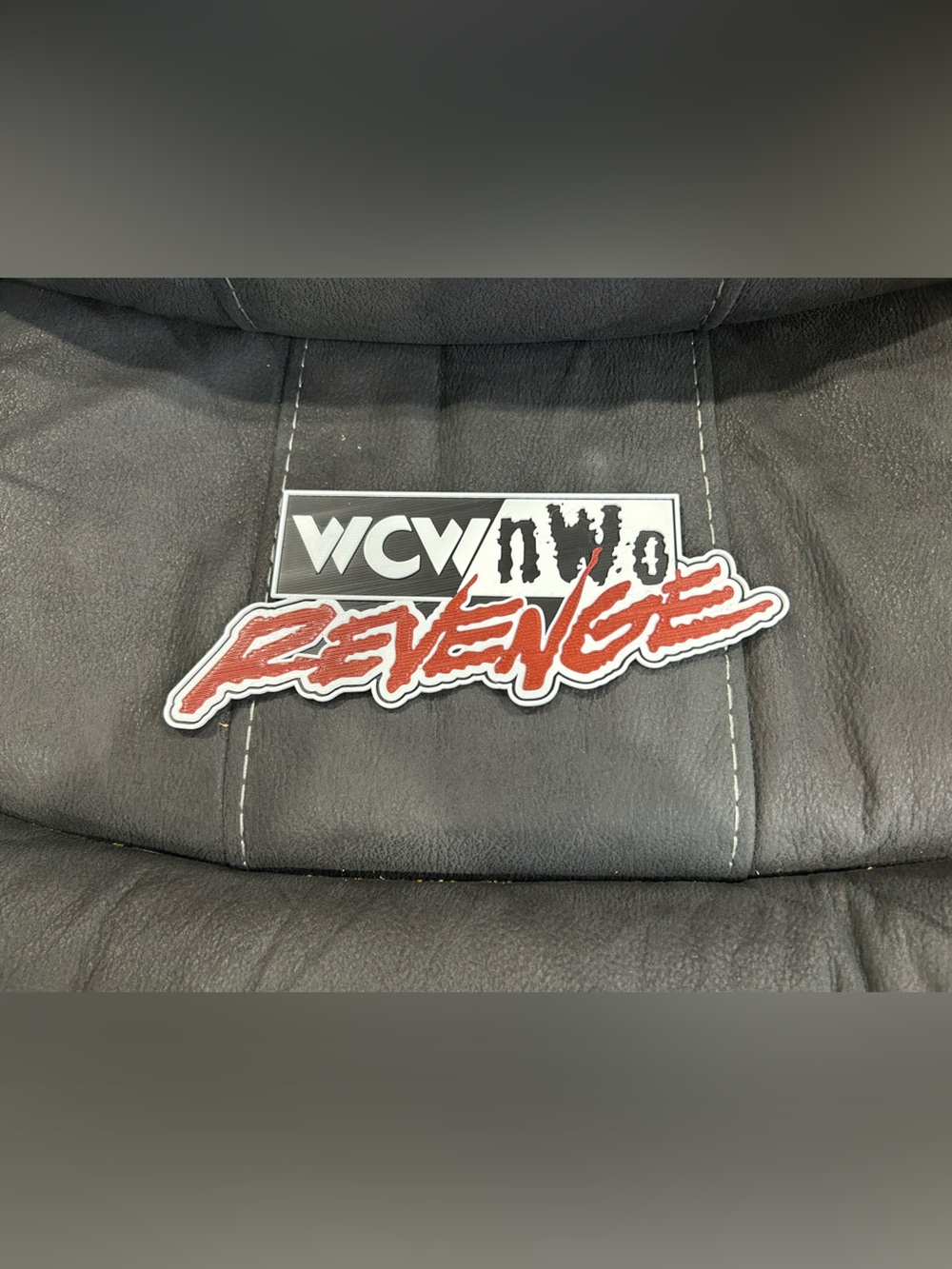 WCW/NWO revenge n64 video game logo! 3D printed sign!